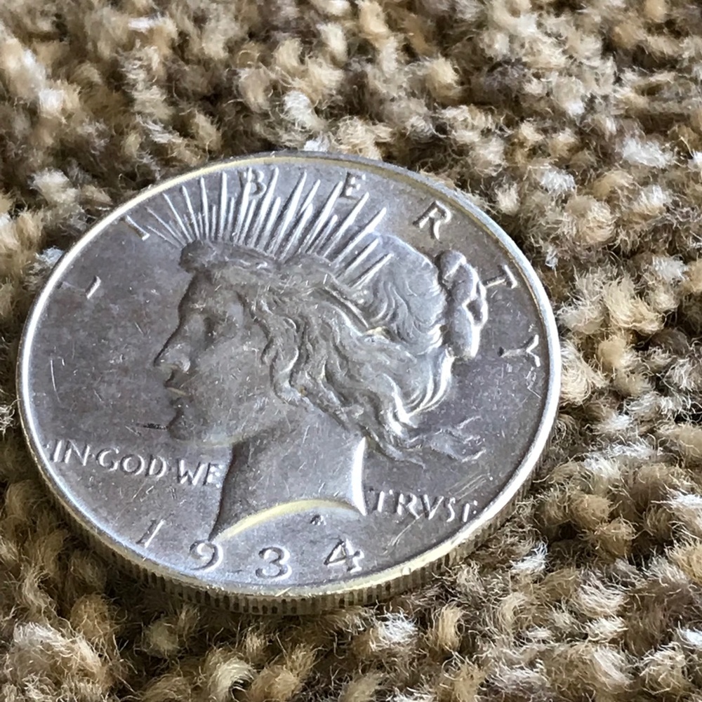 1934 D Peace Dollar
